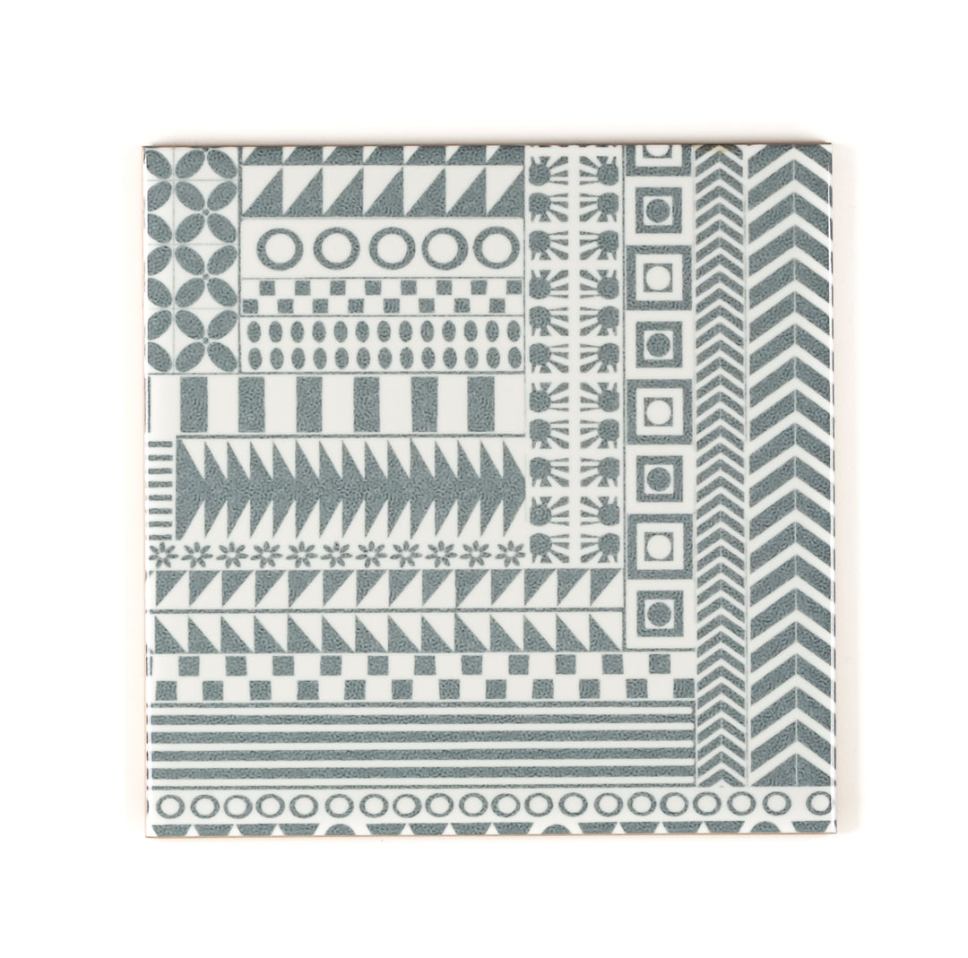 "Malachite Twining" Green blue kitchen tiles