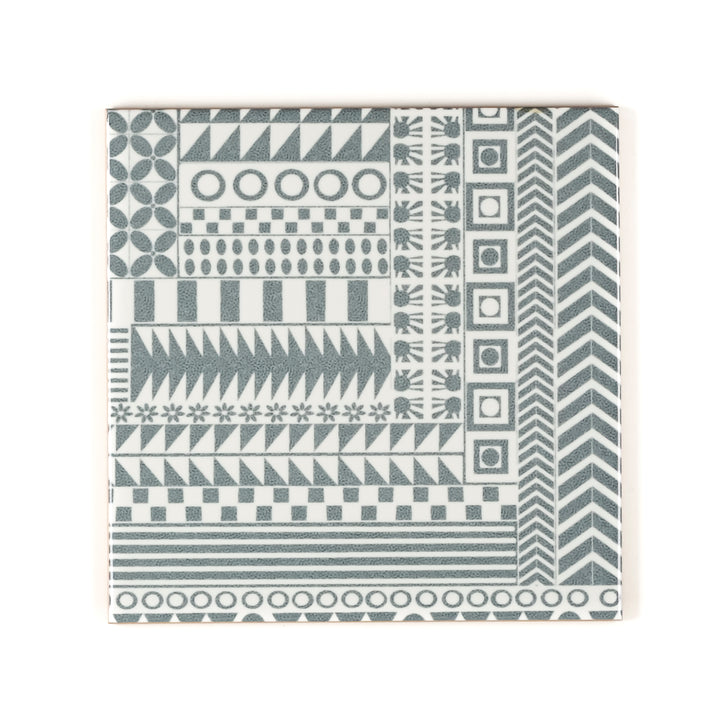 "Malachite Twining" Green blue kitchen tiles