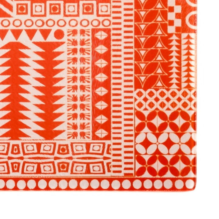 SALE Geometric Orange Zigzag Worktop Protector