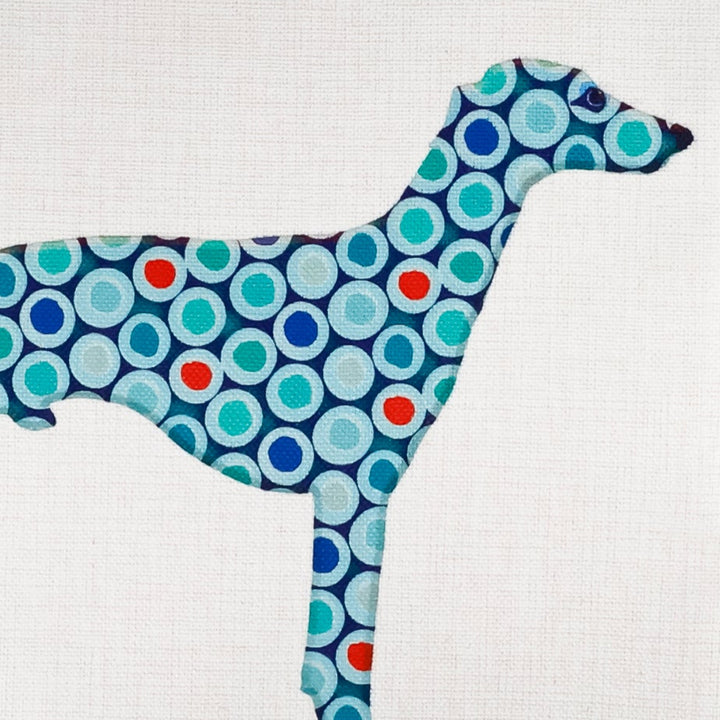 Greyhound/Whippet Bag - Blue Dog Tote