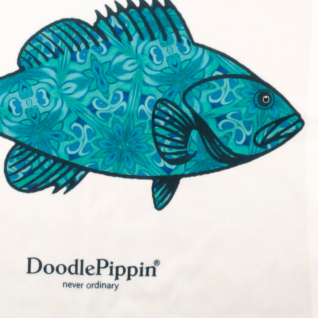 SALE Grouper Shopping Bag - Lightweight foldaway tote
