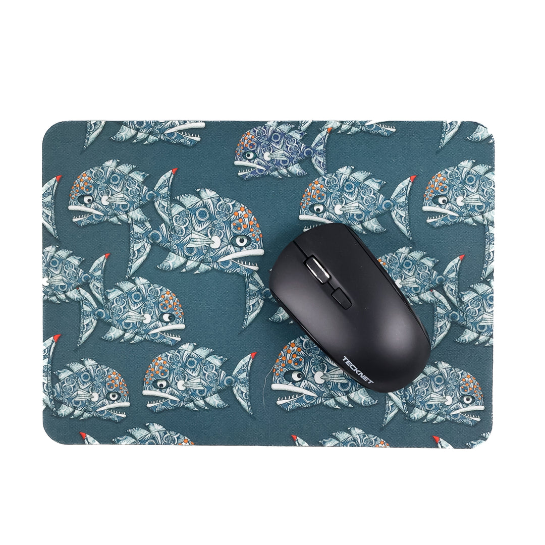 Grumpy Fish Mouse Mat / Gaming Mat