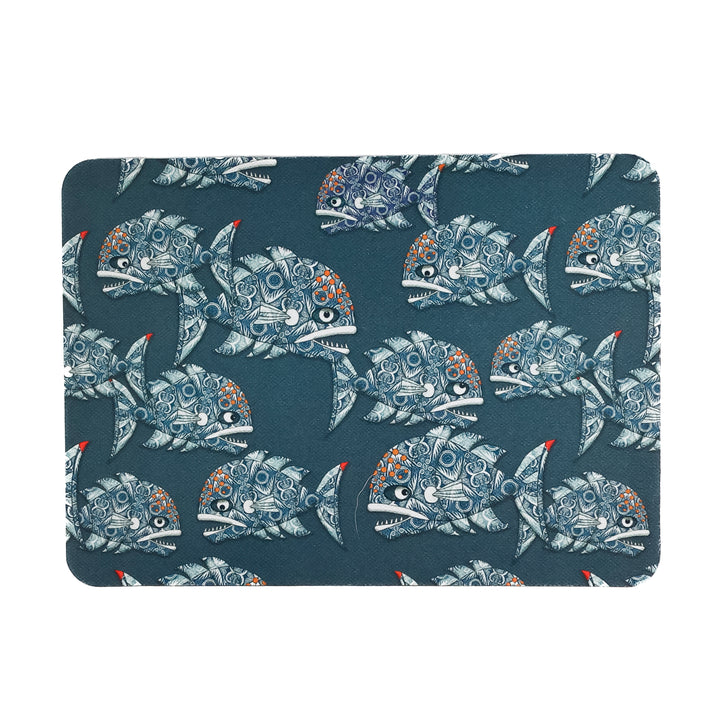 Grumpy Fish Mouse Mat / Gaming Mat