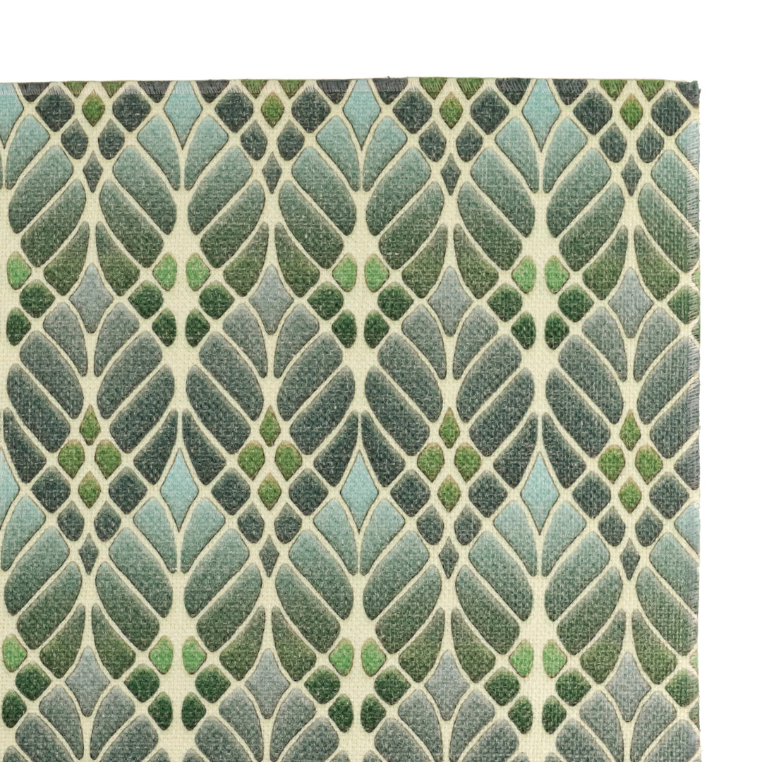 Interwoven Trees Fabric Placemat - Muted Greens