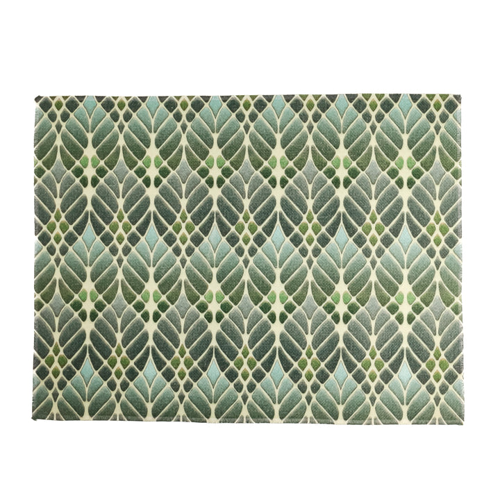 Interwoven Trees Fabric Placemat - Muted Greens