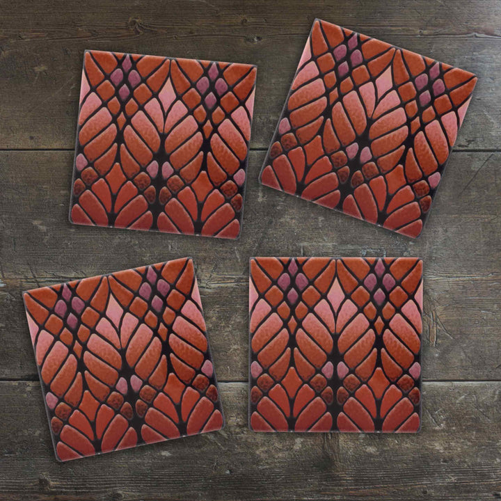 Interwoven Autumn Trees Chopping Board