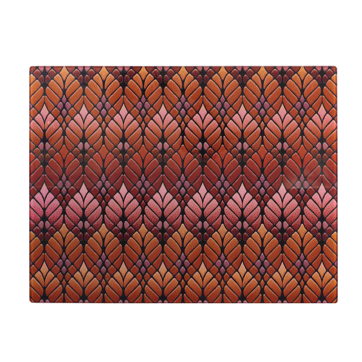Interwoven Autumn Trees Chopping Board