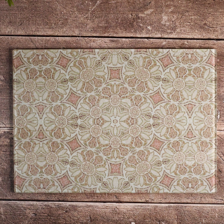 SALE - Pale Pink Pomegranate Worktop Protector (small rectangular)