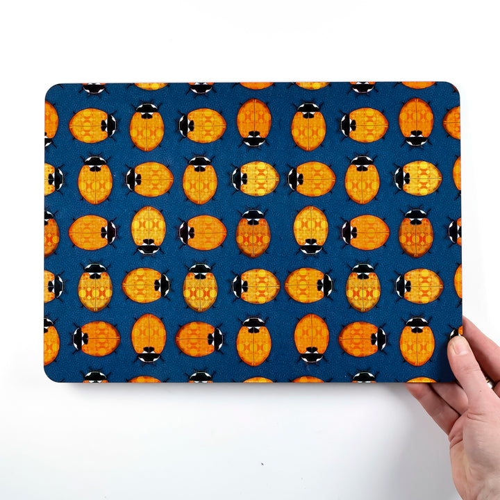 SALE - Pair of Melamine Placemats - Ladybird Design