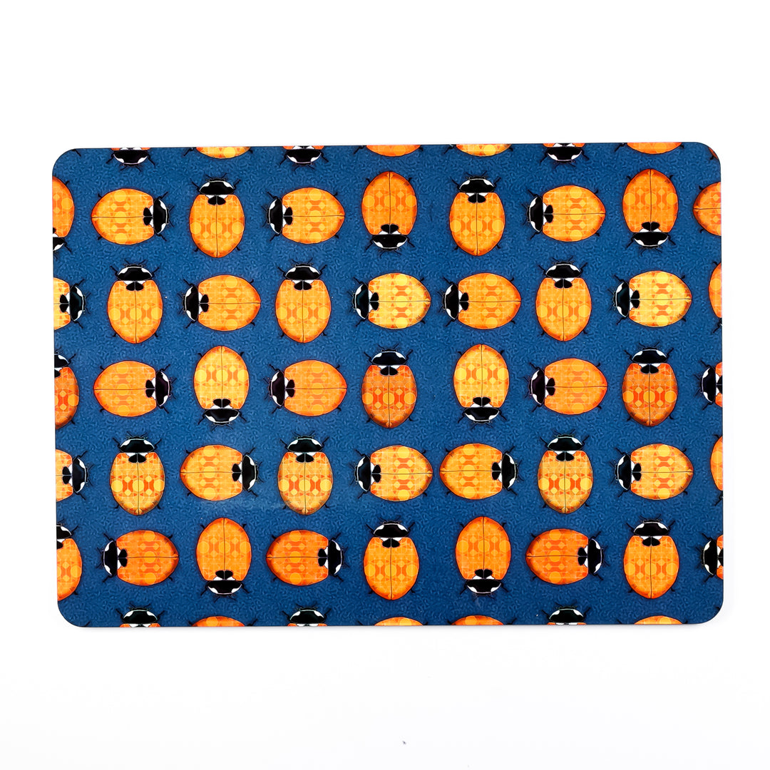 SALE - Pair of Melamine Placemats - Ladybird Design