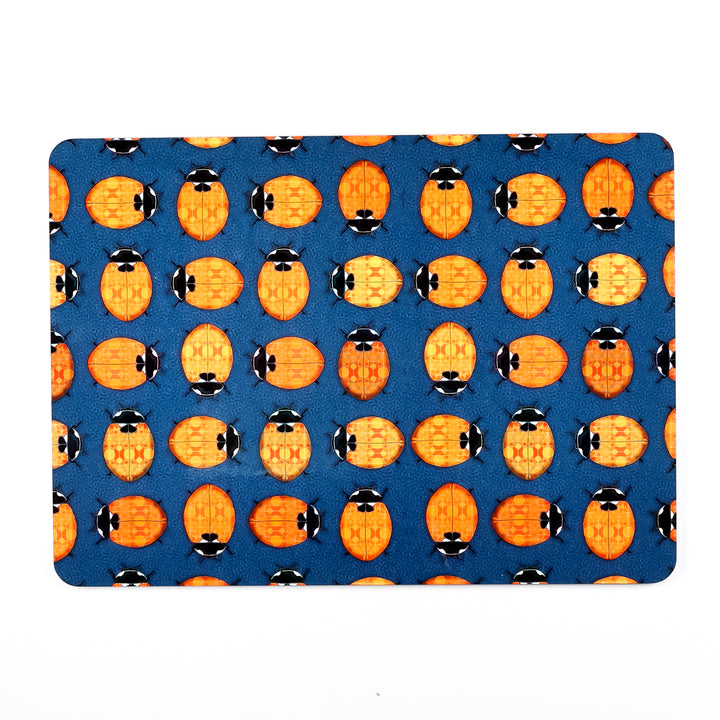 SALE - Pair of Melamine Placemats - Ladybird Design