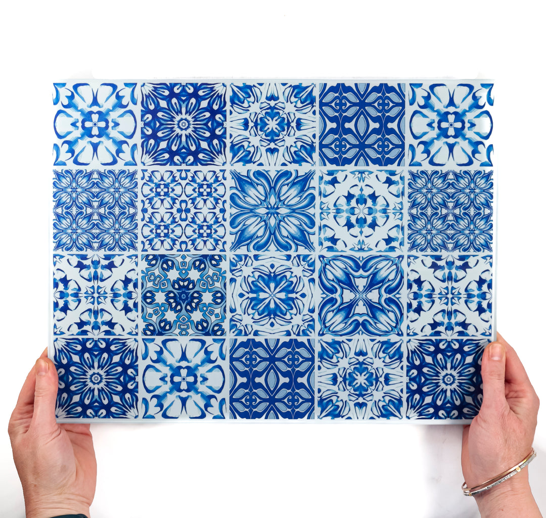 Mixed Blue &amp; White &