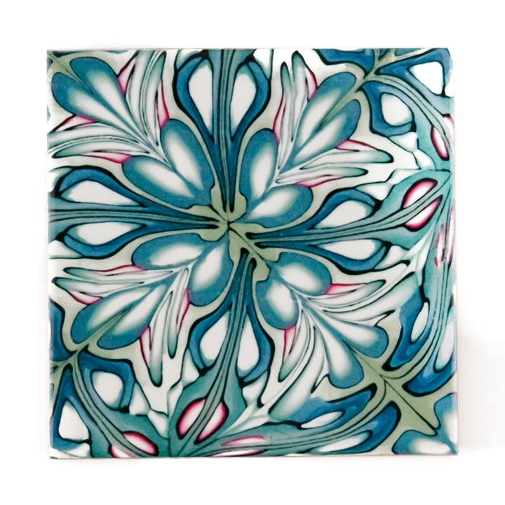 SALE SET - 21 x 10.8cm Flourishing Garden tiles - large scale