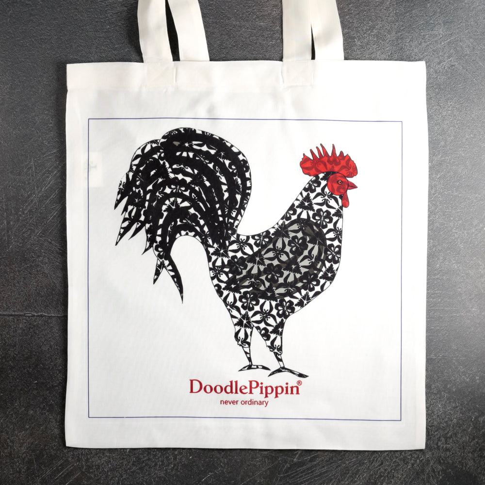 Black Cockerel Tote Bag