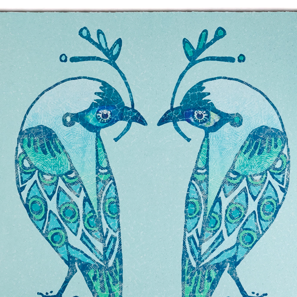 SALE - Lovebirds Mouse Mat - Turquoise (small)