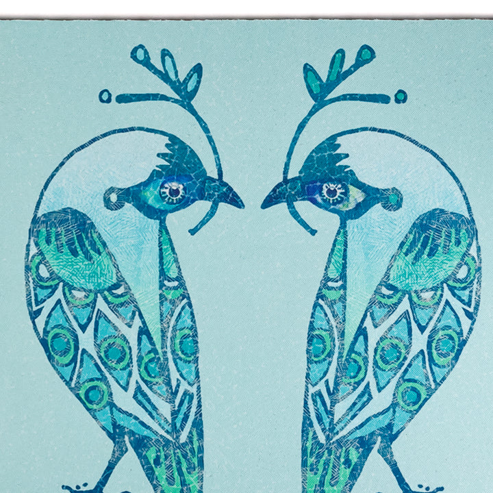 SALE - Lovebirds Mouse Mat - Turquoise (small)