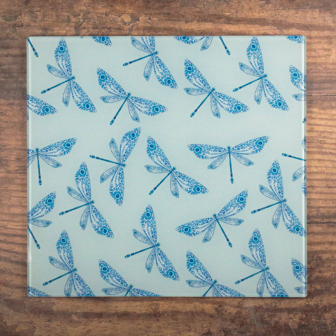 Dragonfly - Blue Design worktop protector