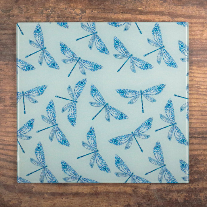 Dragonfly - Blue Design worktop protector