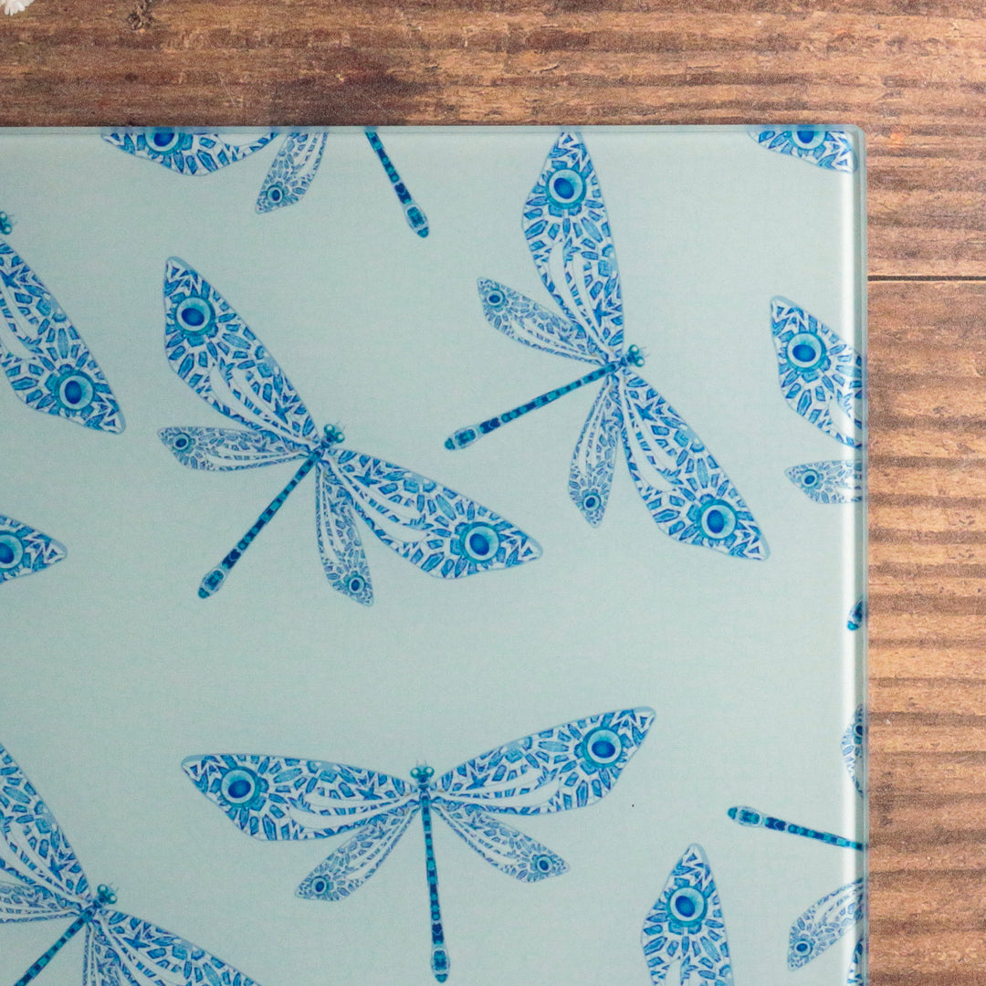 Dragonfly - Blue Design worktop protector