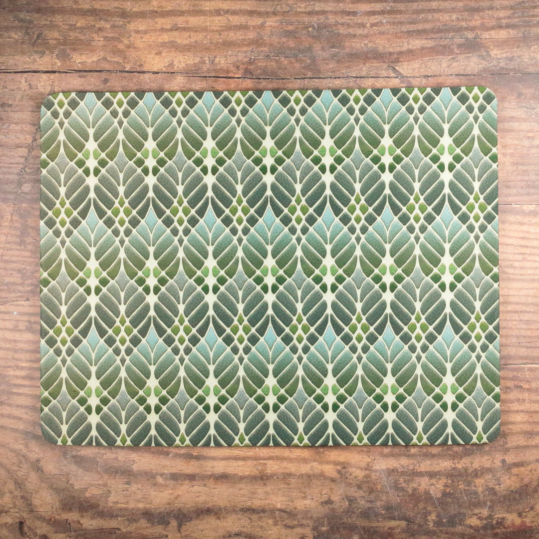 SALE - Green Interwoven Pet Food / Large Mouse Mat