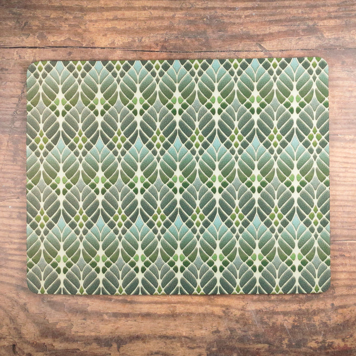 SALE - Green Interwoven Pet Food / Large Mouse Mat