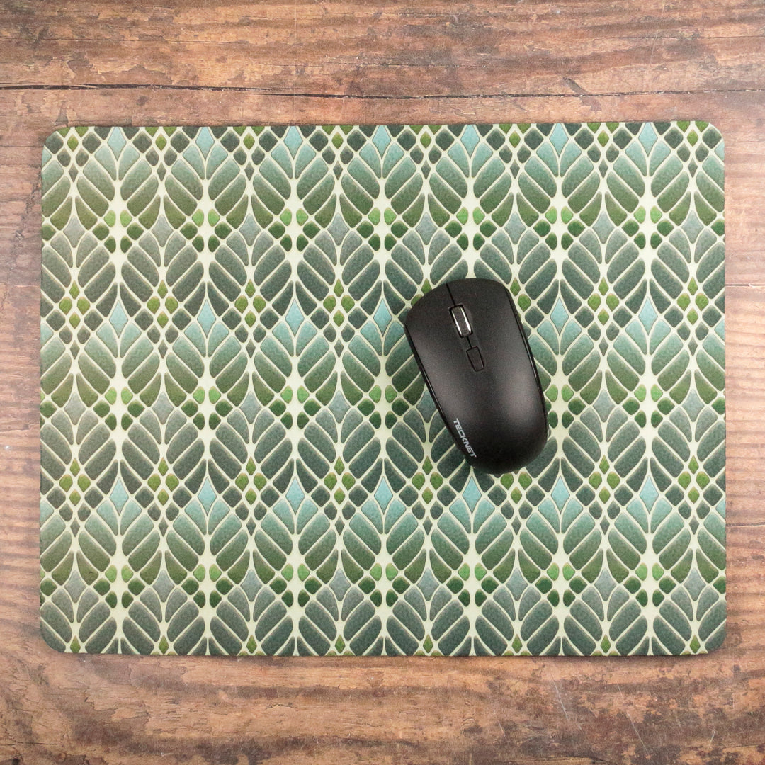 SALE - Green Interwoven Pet Food / Large Mouse Mat