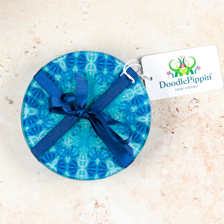 Turquoise Blue Moorish Trivet