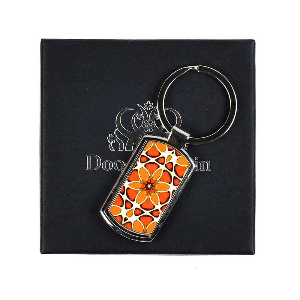 Moroccan Flower Millefiori Keyring