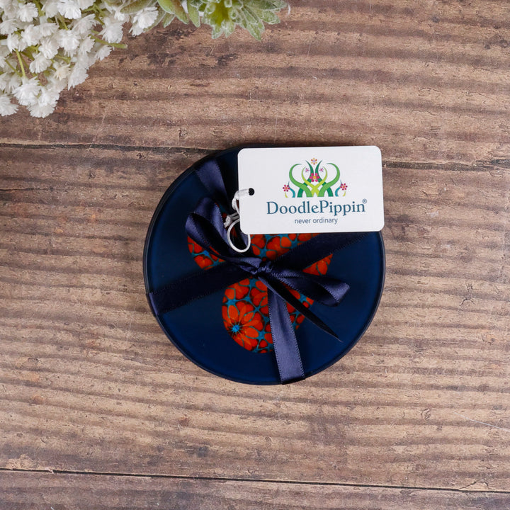 Moroccan Flower Heart Coasters