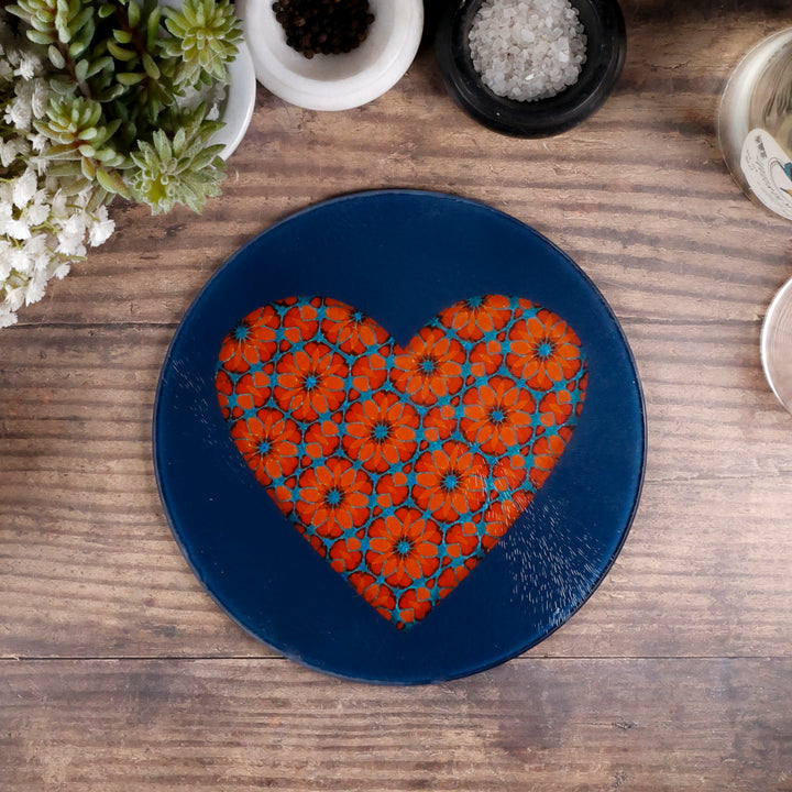 Moroccan Heart Chopping Board (circular)