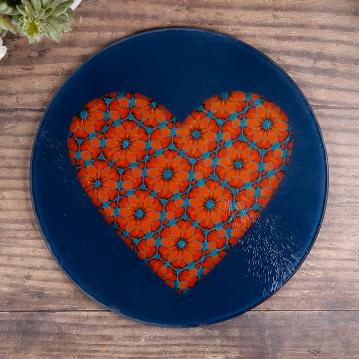 Moroccan Heart Chopping Board (circular)