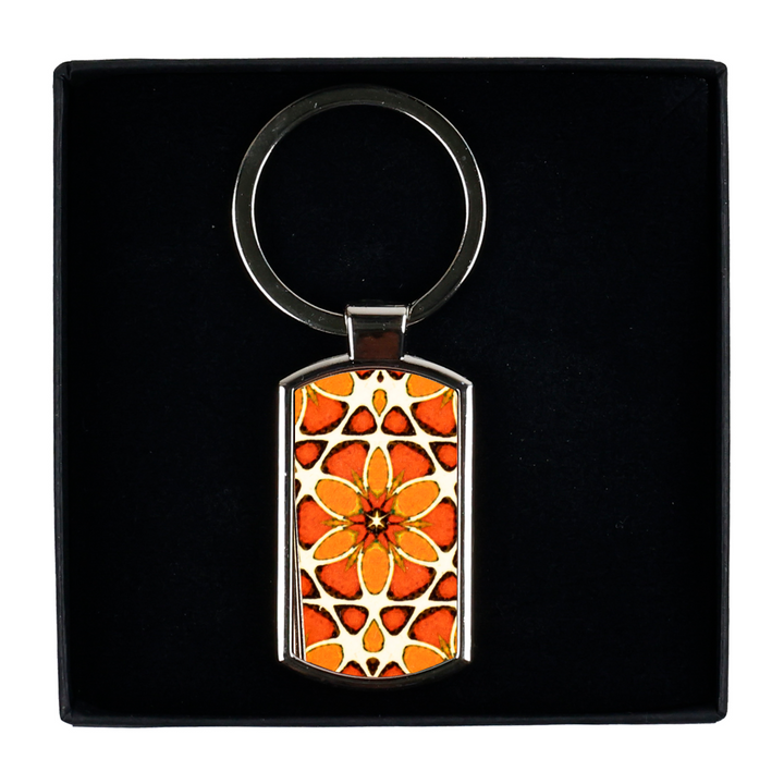Moroccan Flower Millefiori Keyring