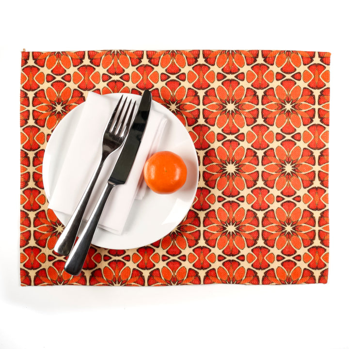 Moroccan Flower Fabric Placemat