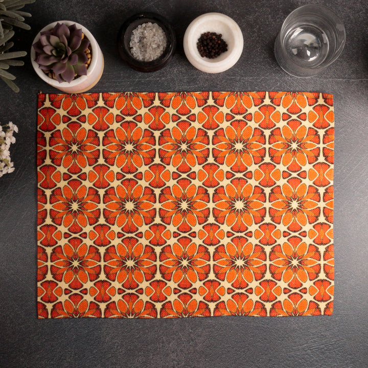 Moroccan Flower Fabric Placemat