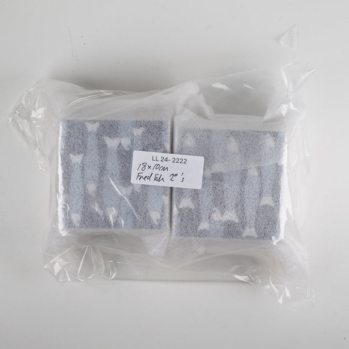 SALE SET of 18x 10cm Fired Ink tiles Navy Blue Ocean Shoal - Seconds