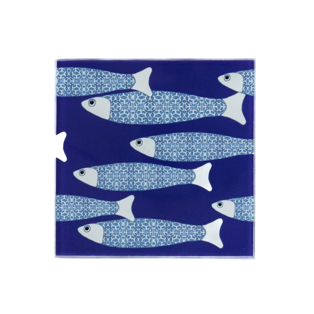 SALE Seconds : Ocean Shaoal Coaster Set - Navy Blue