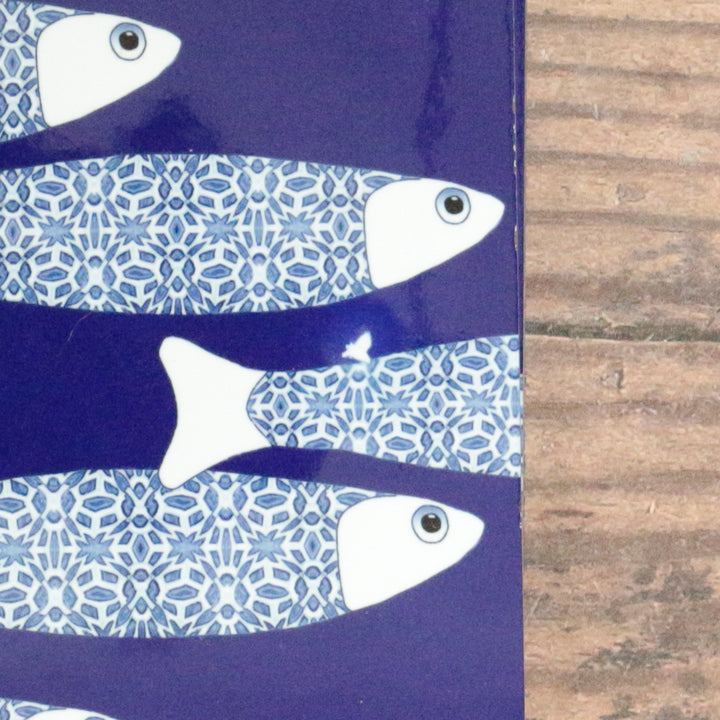 SALE Seconds: Ocean table mat, navy - SET OF THREE