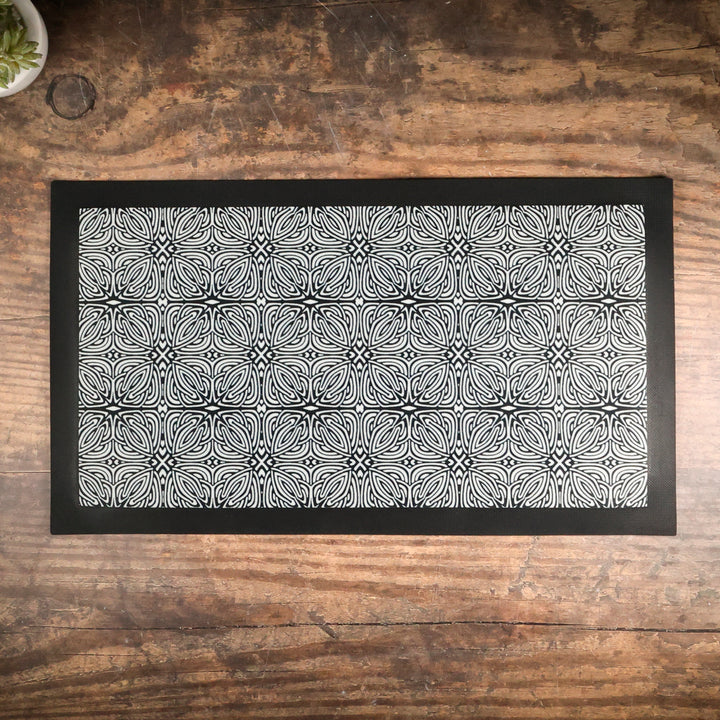 Black &amp; Grey Celtic Pet Food Placemat