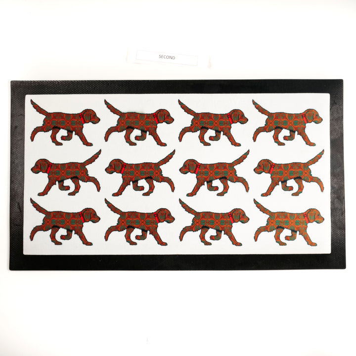 SALE | Chocolate Labrador / Labradoodle Dog placemat