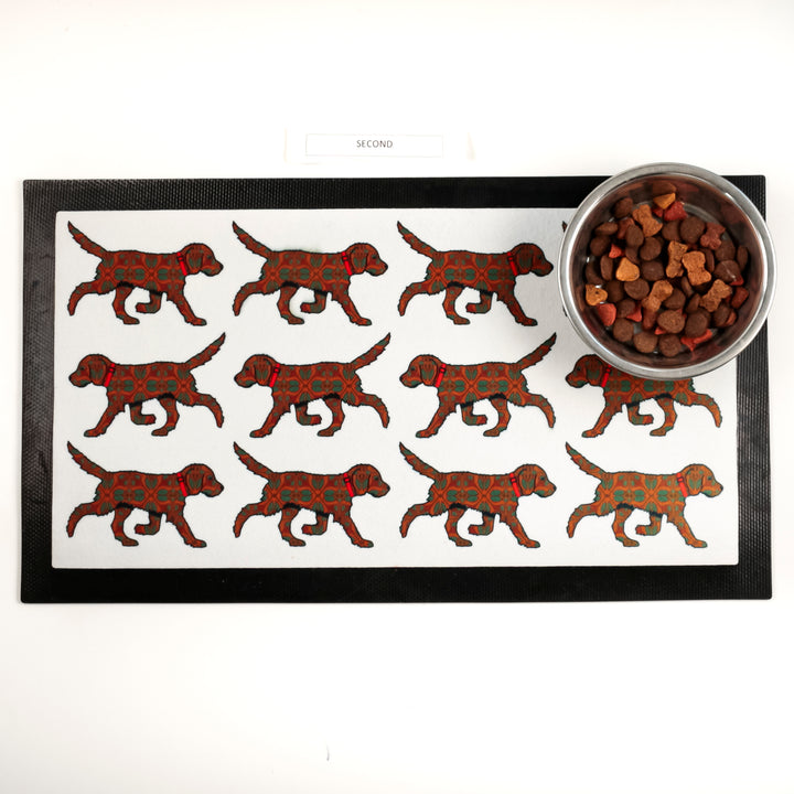 SALE | Chocolate Labrador / Labradoodle Dog placemat