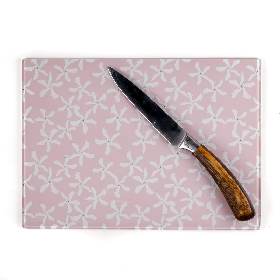 SALE - Pink Jasmine Flower Worktop Protector (small/smooth)