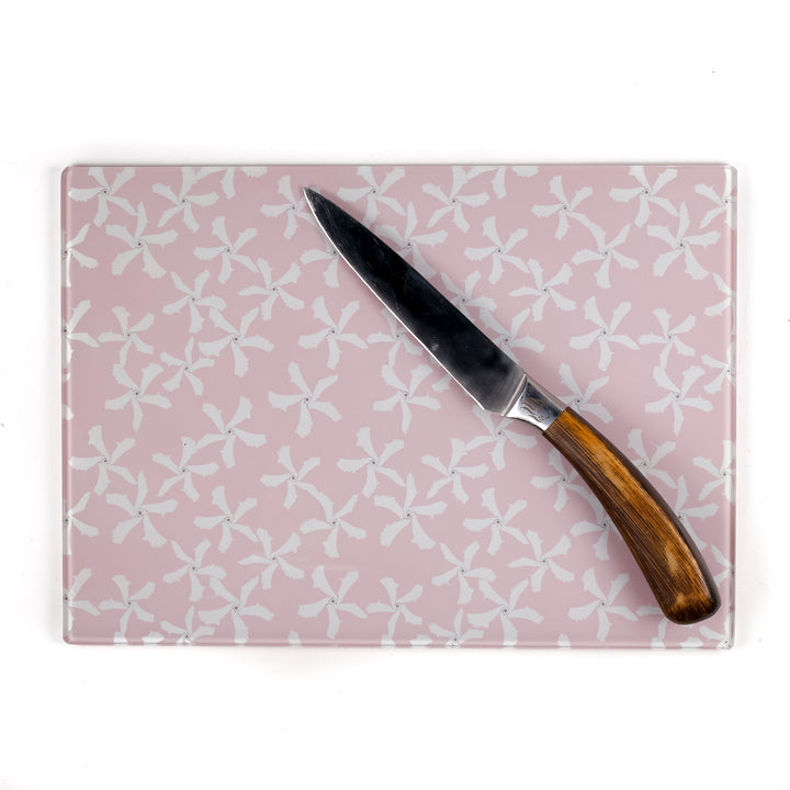 SALE - Pink Jasmine Flower Worktop Protector (small/smooth)