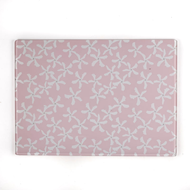 SALE - Pink Jasmine Flower Worktop Protector (small/smooth)