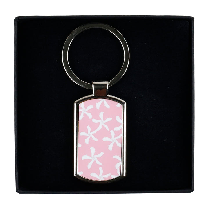 Pink Jasmine design Keyring