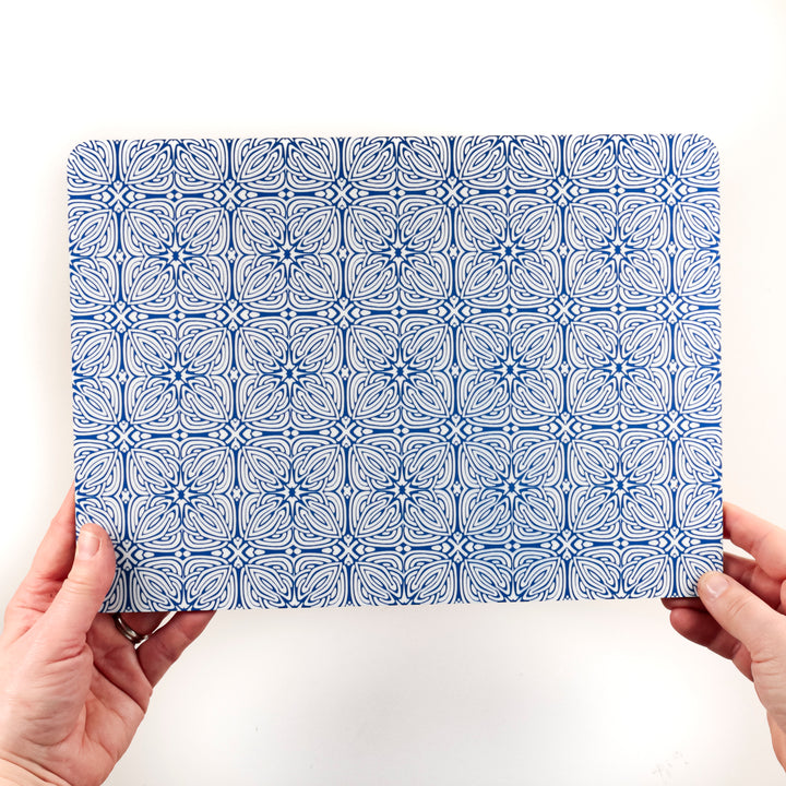SALE - Single Cork Placemat - Blue Celtic