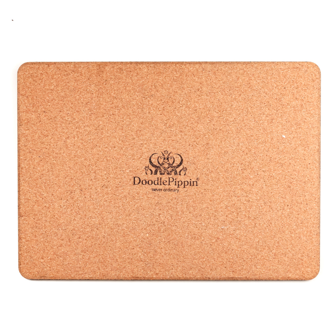 SALE - Single Cork Placemat - Mixed Tile Design