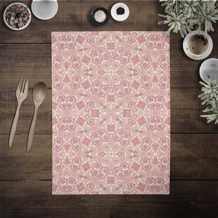 Pomegranate Tea Towel - Pinks