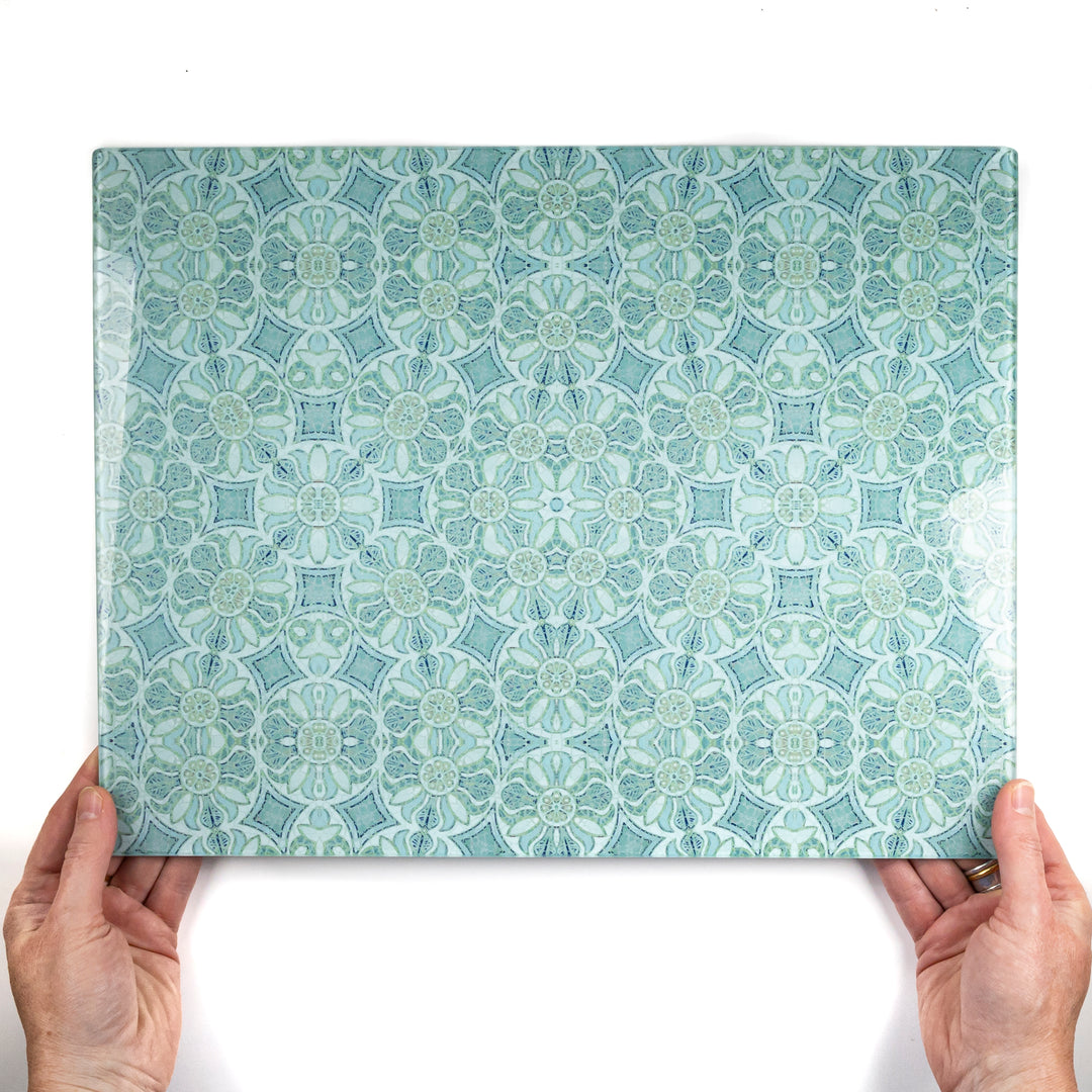 Pomegranate Worktop Protector - Aqua