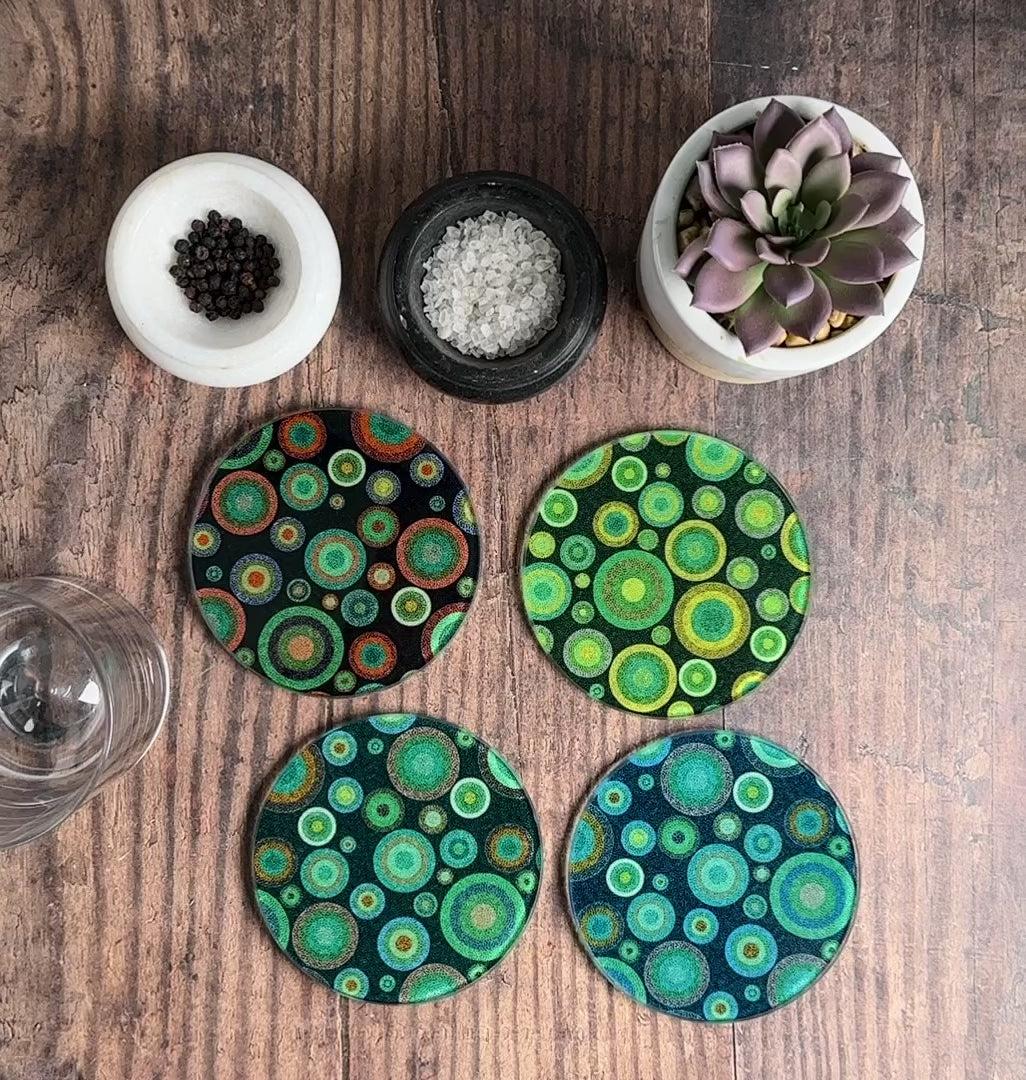 Starry Night Drinks Coaster Set
