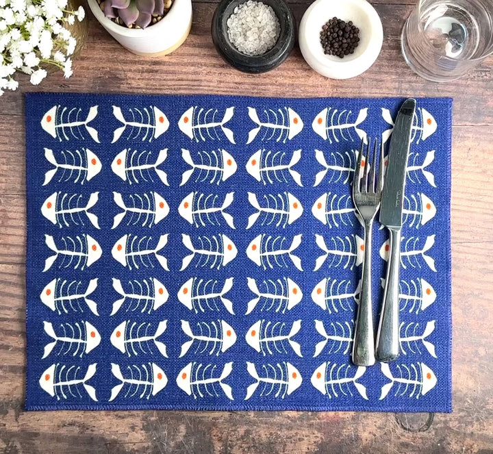 Navy Blue &amp; Orange &